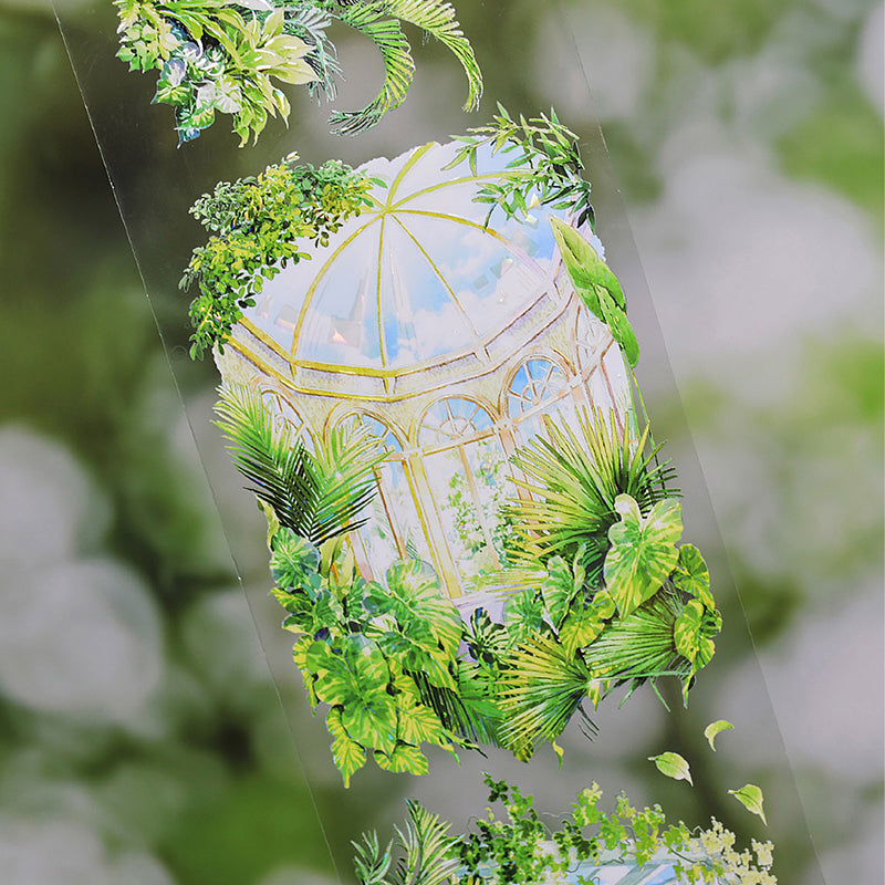 Whole Roll 7.5cm*5m Oasis Shell Light PET Tape