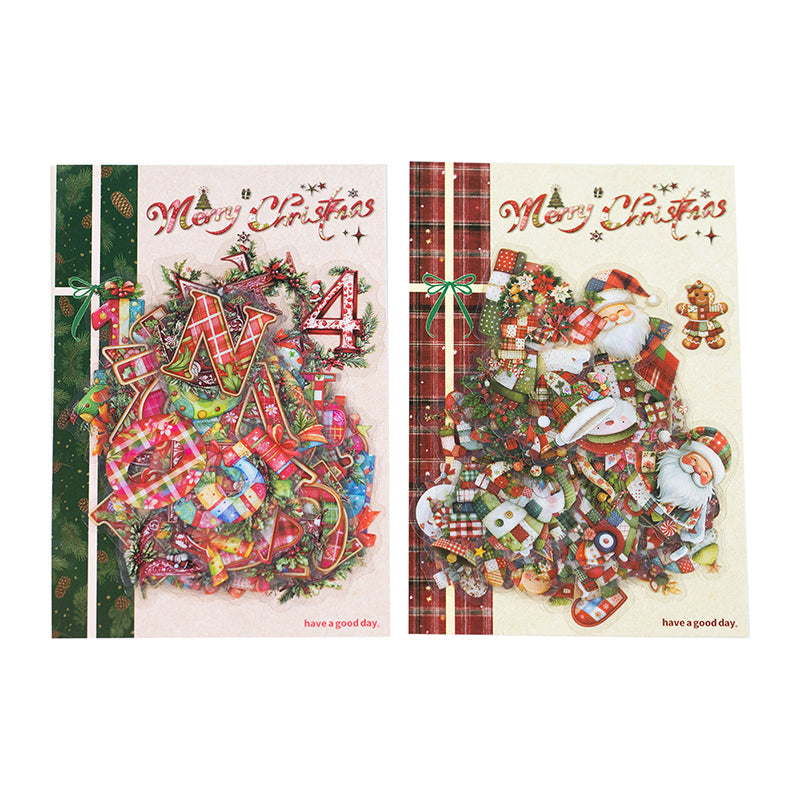 Christmas Wish Granting Series Sticker for journaling, scrapbooking and collage