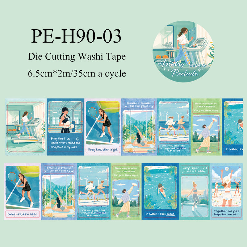 Holiday Diary Series Die Cutting Washi Tape