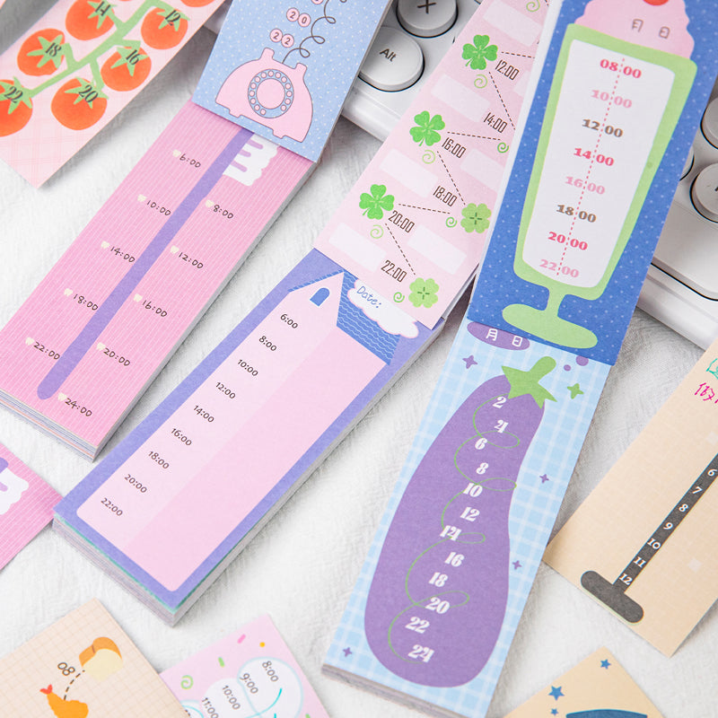Daily Notes Series Sticker Book featuring book designs for journaling, scrapbooking and collage