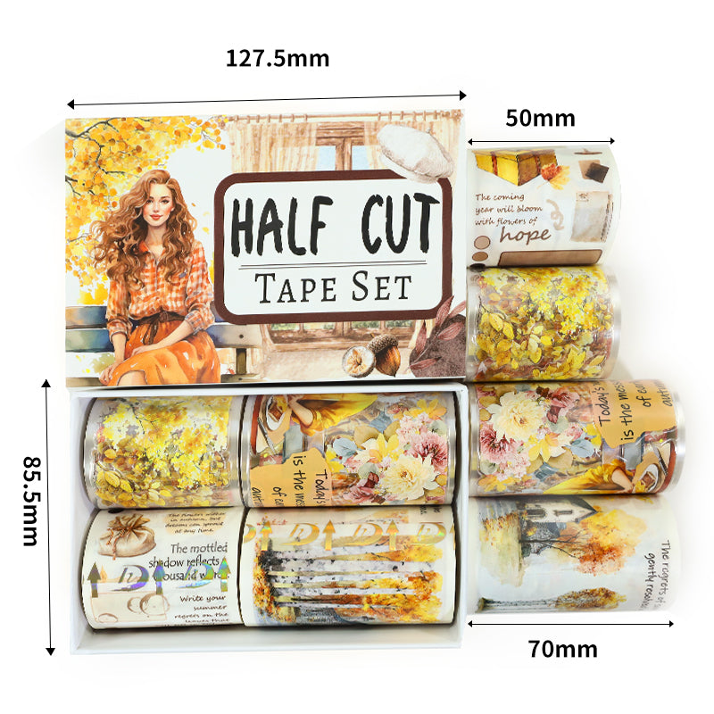 White Birch Quotes Tape Set featuring white designs for journaling, scrapbooking and collage