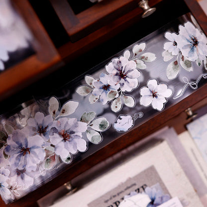 5.5cm*150cm Luxuriant Branches Die Cutting Washi/PET Tape for journaling, scrapbooking and collage