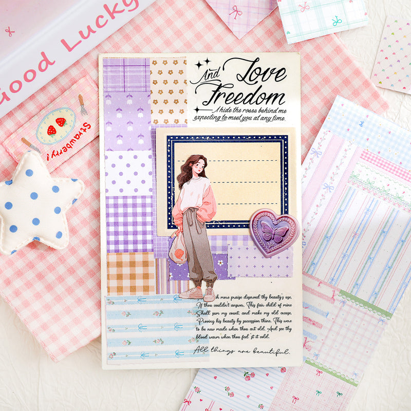 Collecting Cloth Time Series Sticker for journaling, scrapbooking and collage