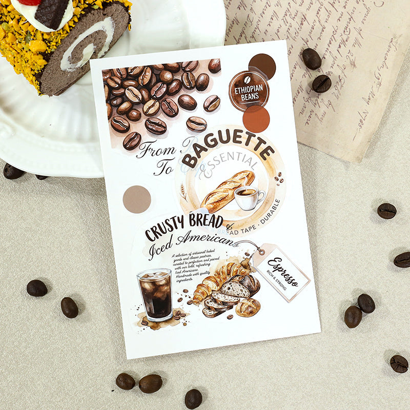 Warm Fragrant Moments Fog PET Tape for journaling, scrapbooking and collage