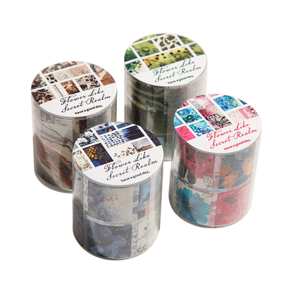 Flowing Oasis series Die Cutting PET Tape for journaling, scrapbooking and collage