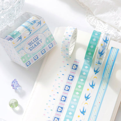 Sugar Frost Fantasy Series Washi Tape Set featuring fantasy designs for journaling, scrapbooking and collage