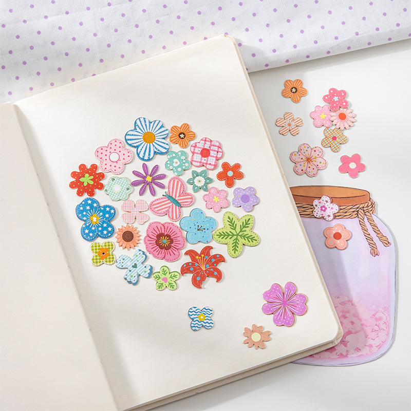 Wish Garden Series Sticker featuring garden designs for journaling, scrapbooking and collage