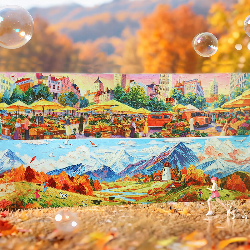 Dream Estate Series PET Tape featuring dream designs for journaling, scrapbooking and collage