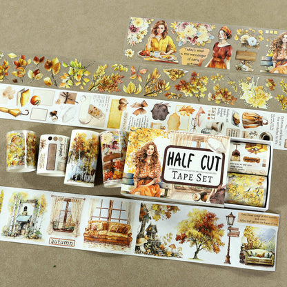 White Birch Quotes Tape Set featuring white designs for journaling, scrapbooking and collage