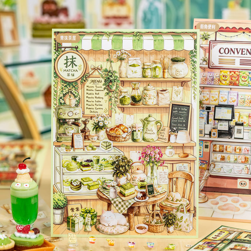Local Attractions 3D Sticker Book featuring book designs for journaling, scrapbooking and collage