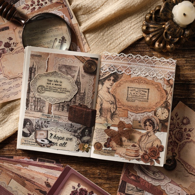 Vintage Chronicles Material Paper