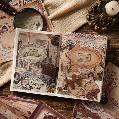 Vintage Chronicles Material Paper