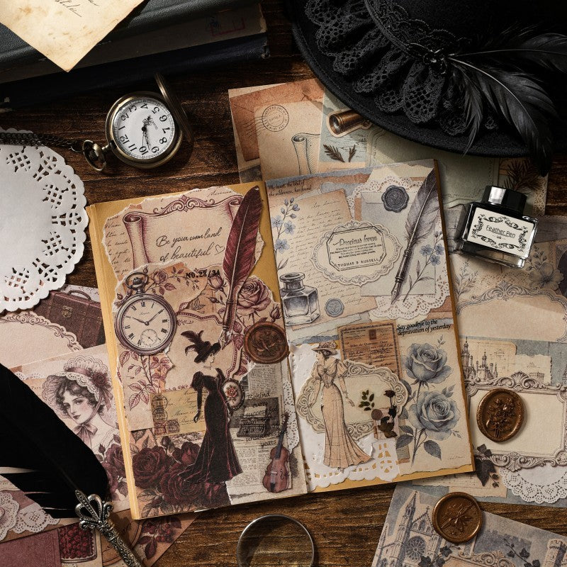Vintage Chronicles Material Paper