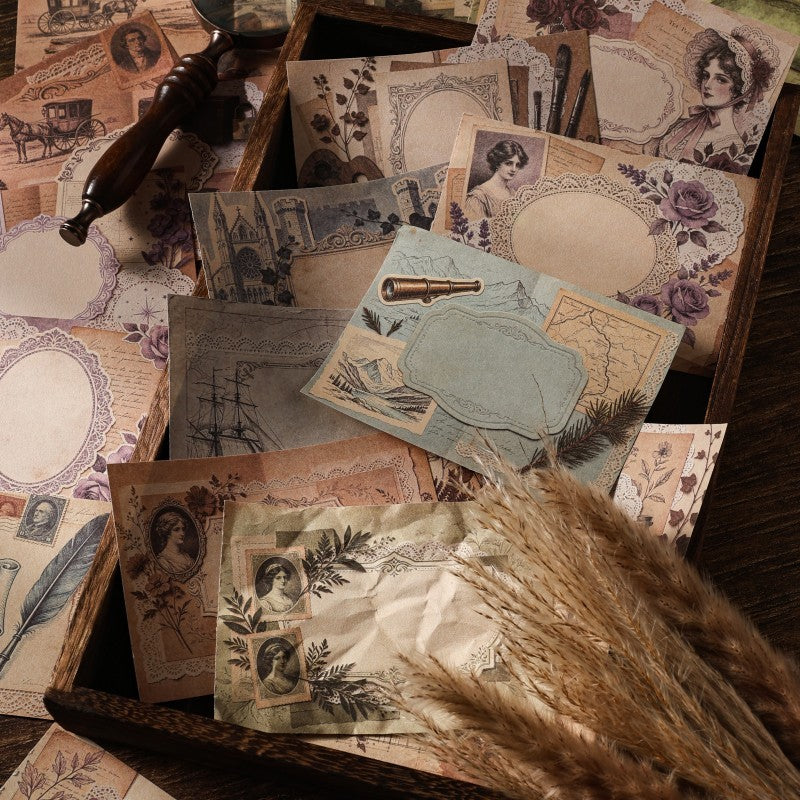 Vintage Chronicles Material Paper