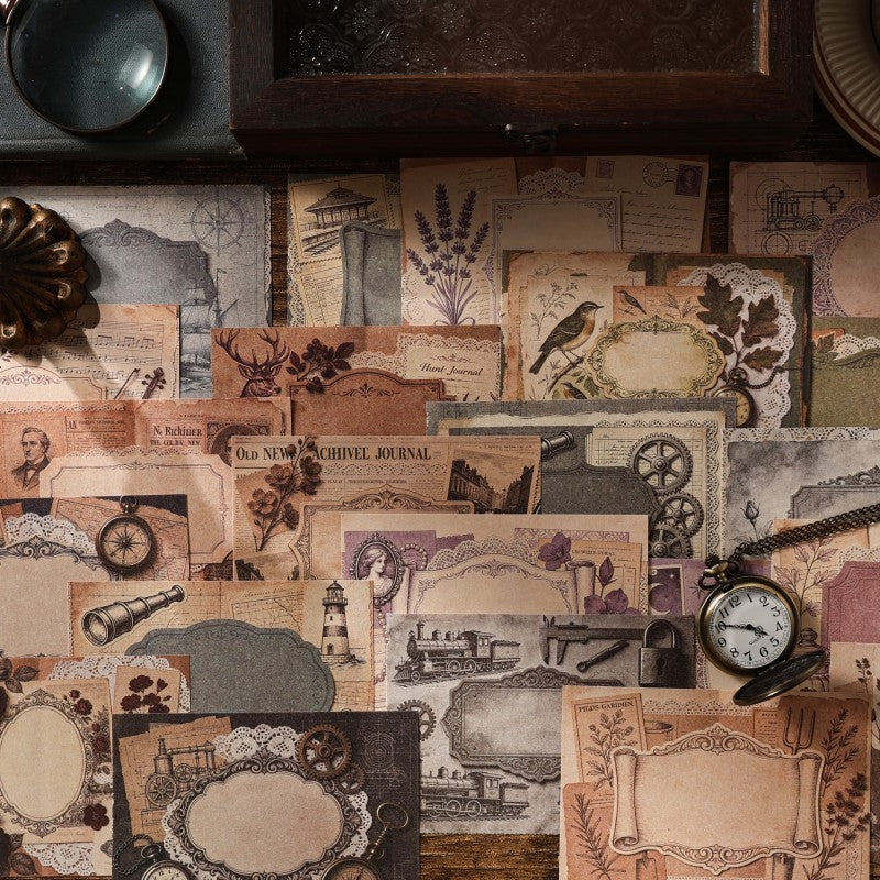 Vintage Chronicles Material Paper