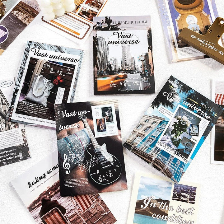 European-style artistic material paper 60Pcs Material Paper