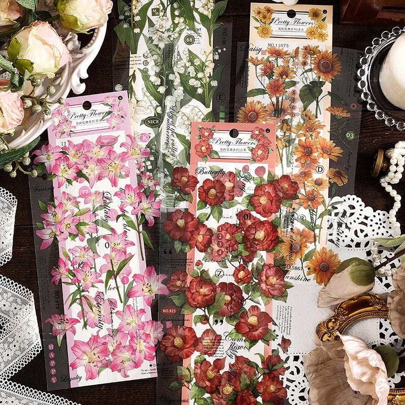 Flowers of the letter Sticker