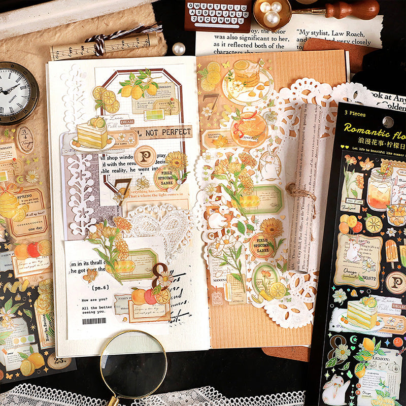 Romantic flower Sticker