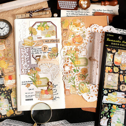 Romantic flower Sticker