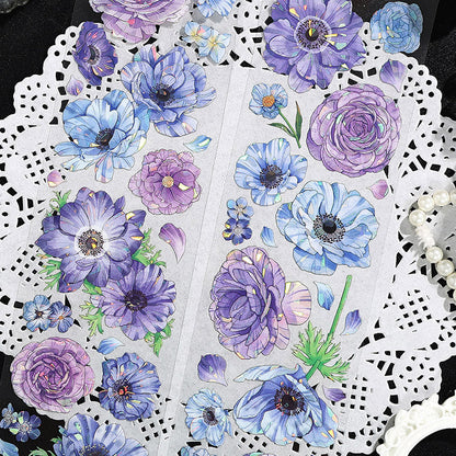 Years sewing flower Sticker
