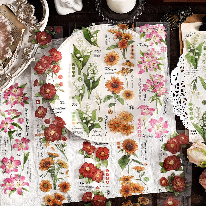 Flowers of the letter Sticker