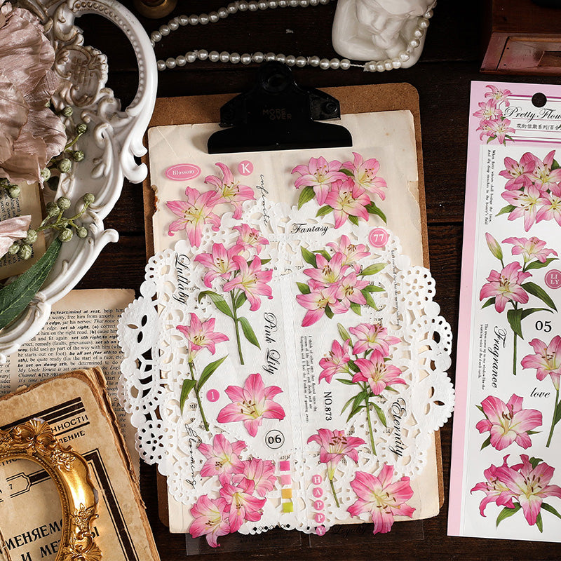 Flowers of the letter Sticker