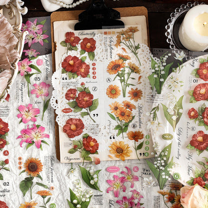 Flowers of the letter Sticker