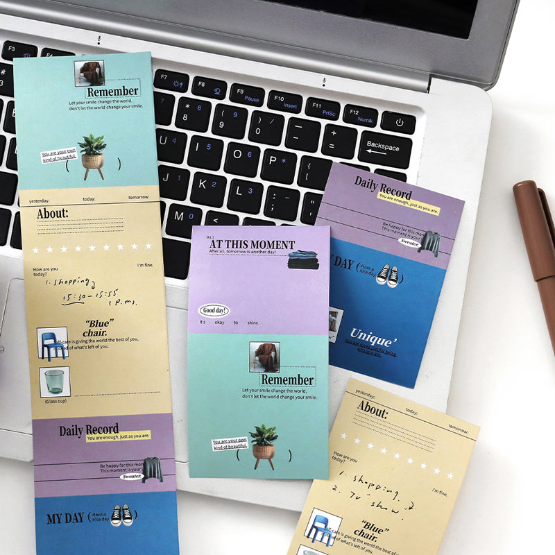 Fragment Collection Series Writing Paper Tape for journaling, scrapbooking and collage