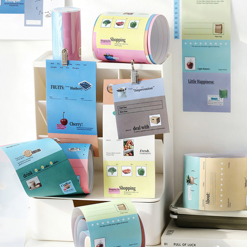 Fragment Collection Series Writing Paper Tape for journaling, scrapbooking and collage