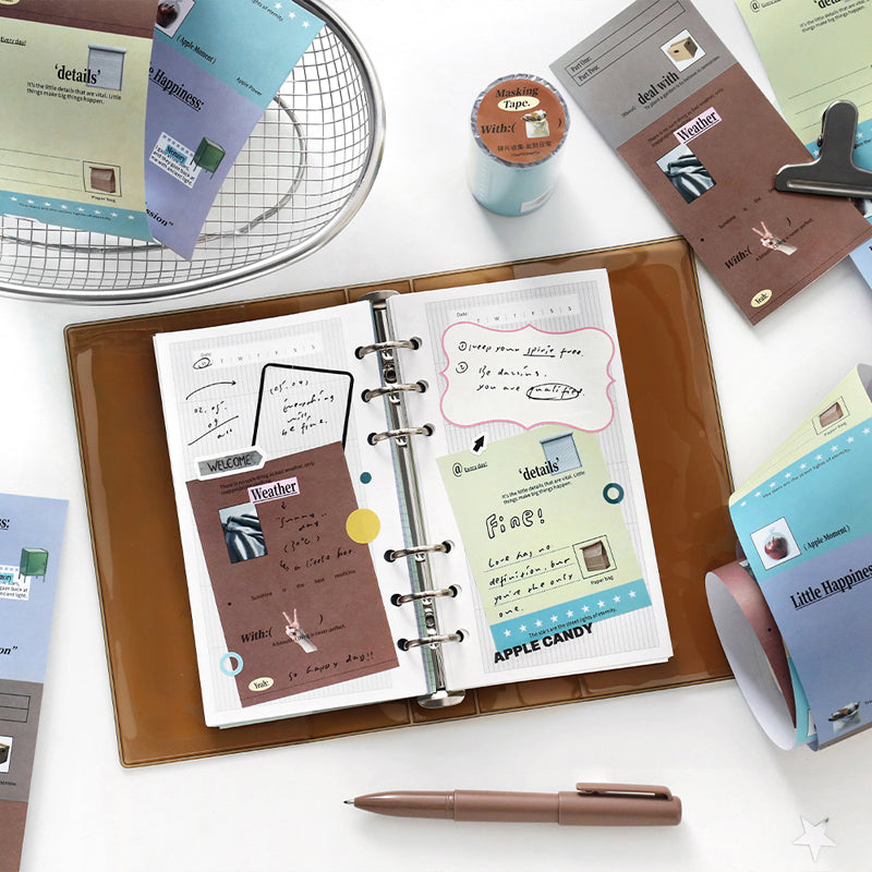Fragment Collection Series Writing Paper Tape for journaling, scrapbooking and collage