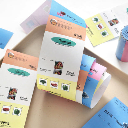 Fragment Collection Series Writing Paper Tape for journaling, scrapbooking and collage