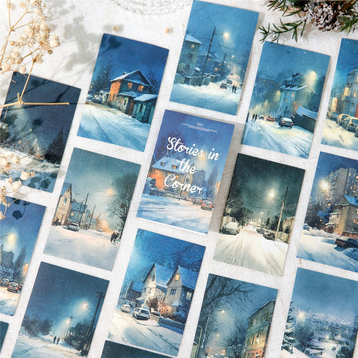 Story In The Corner Paper 30pcs Material Paper