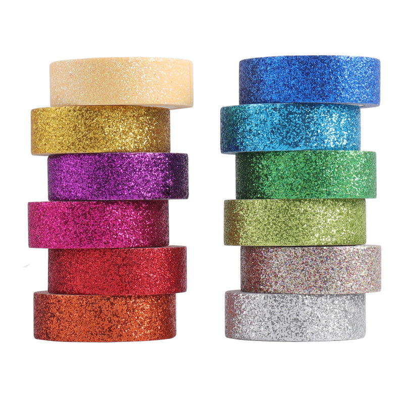 Flash Powder Washi Tape Set for journaling, scrapbooking and collage