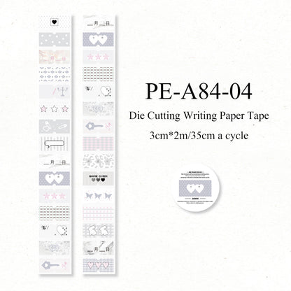 Showa Monologue series Die Cutting Writing Paper Tape