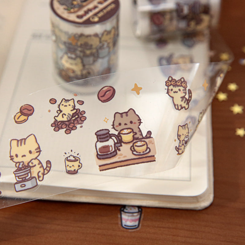 Pet Cute Album Series Die Cutting PET Tape for journaling, scrapbooking and collage