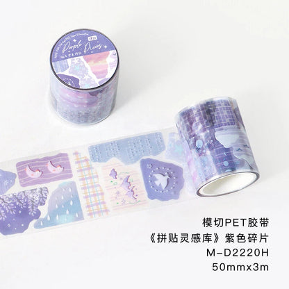 Collage Inspiration Library Series Die Cutting PET Tape
