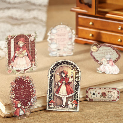 Fairy Tale Little World Series Sticker Book featuring fairy, tale, and book designs for journaling, scrapbooking and collage
