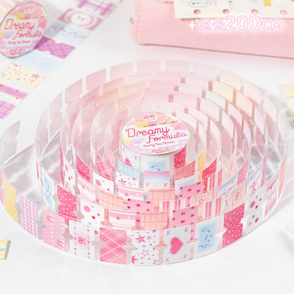 Dream Recipe Series Die Cutting Flash Self-adhesive Tape featuring dream designs for journaling, scrapbooking and collage