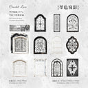 Ironwork Stained Window Series Sticker