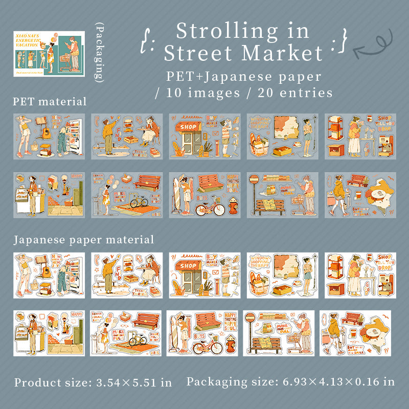 Energizing Vacation Series Sticker Book