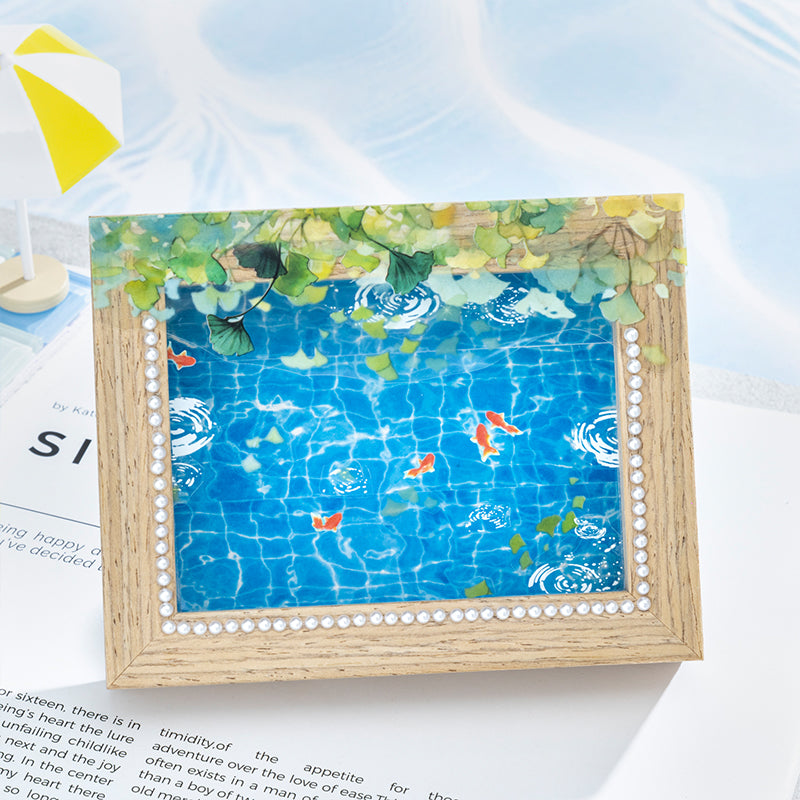 Glittering Waves Series Washi Tape featuring wave designs for journaling, scrapbooking and collage