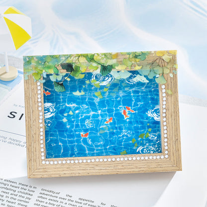 Glittering Waves Series Washi Tape featuring wave designs for journaling, scrapbooking and collage