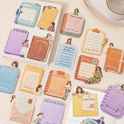 Dream Weaving Between Books Series Sticker featuring dream, and book designs for journaling, scrapbooking and collage