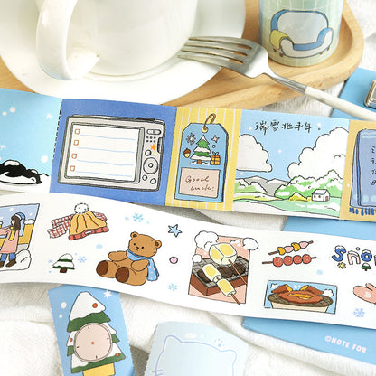 Seasonal Tales Series Die Cutting Writing Paper Tape