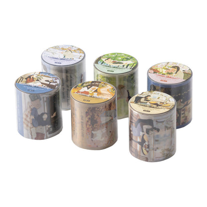 Relaxing Holiday Series Die Cutting PET Tape for journaling, scrapbooking and collage