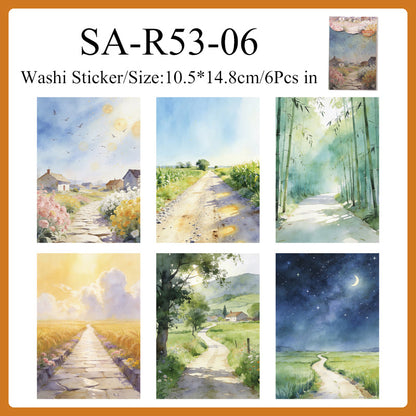 Warm Waves Rising Series Sticker