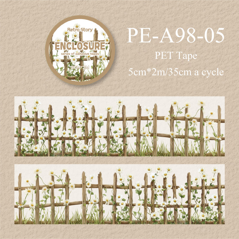 Retro fence series PET Tape
