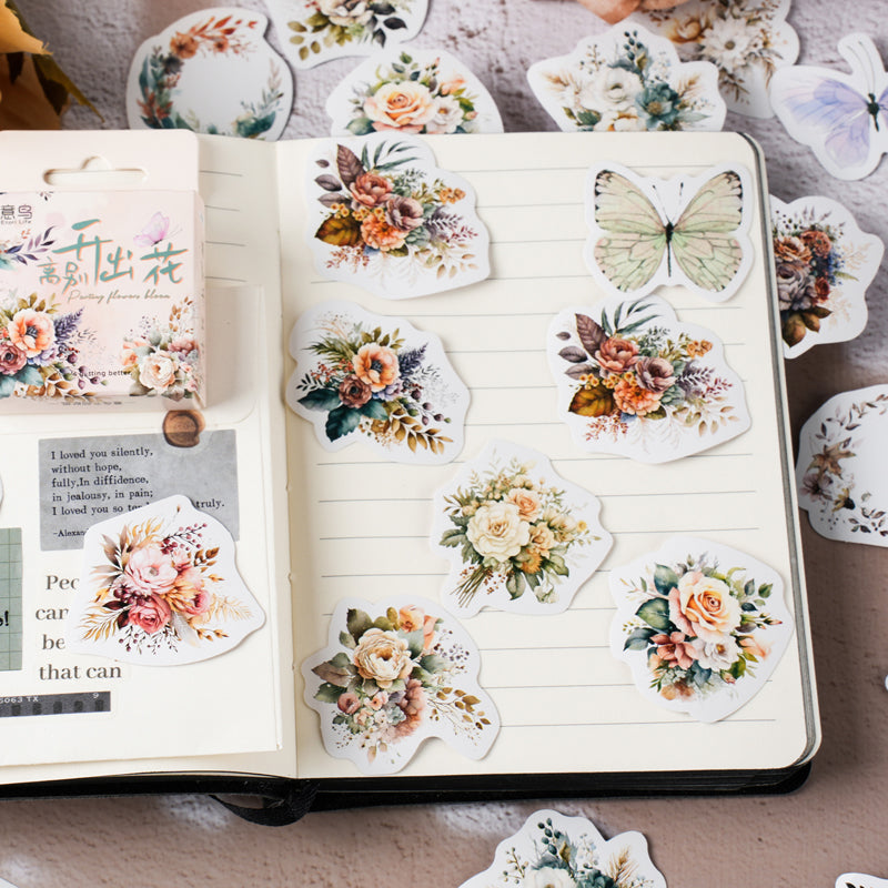 Parting blossom Sticker