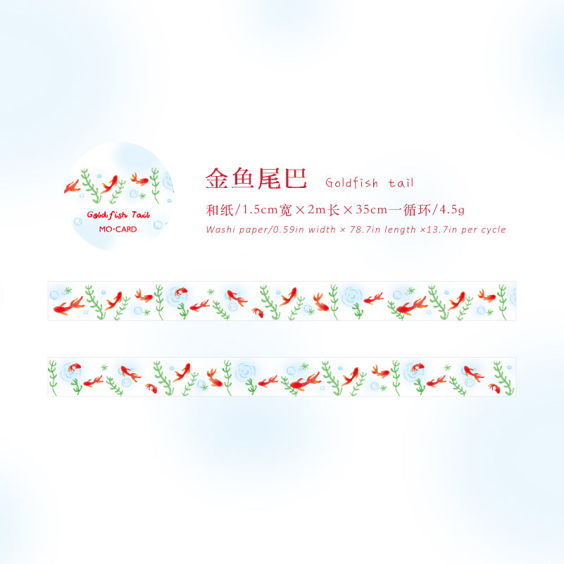 Little Fish Swim Fast Series Washi Tape