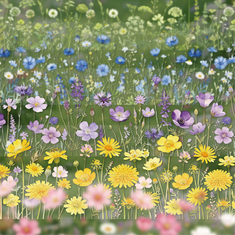 Wild Flowers Series PET Tape